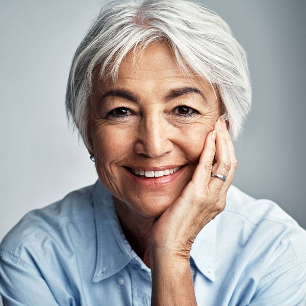 smiling senior woman
